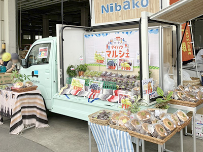 Nibako 出店の様子